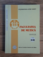 Facultatea de muzica. Sinteze, anii II-III, invatamant la distanta