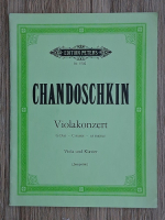 I. Chandoschkin, konzert C-dur fur viola und streichorchester