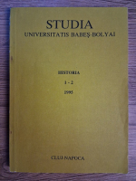 Anticariat: Studia Universitatis Babes-Bolyai. Historia, nr. 1-2, 1995