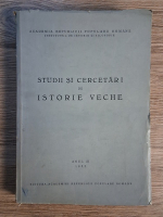 Studii si cercetari de istorie veche. Anul 3