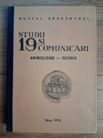 Anticariat: Studii si comunicari, nr. 19, 1975. Arheologie-istorie