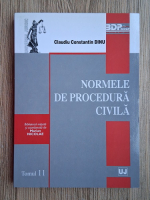 Anticariat: Claudiu Constantin Dinu - Normele de procedura civila