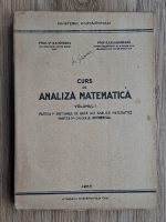 D. V. Ionescu - Curs de analiza matematica (volumul 1)