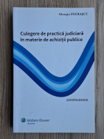 Horatiu Patrascu - Culegere de practica judiciara in materie de achizitii publice