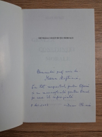 Ioan Huma - Geneza constiintei morale (cu autograful autorului)