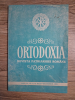 Revista Ortodoxia, anul LI, nr. 3-4, iulie-decembrie, 2000