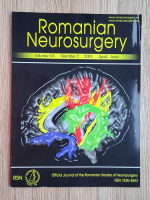Revista Romanian Neurosurgery, volume XX, nr. 2, 2013 april-june