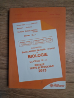 Stelica Ene - Ghid pentru bacalaureat de nota 10 la biologie, clasele IX-X. Sinteze, teste si rezolvari