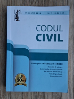 Dan Lupascu - Codul civil. Legislatie consolidata si index (editia a 20-a, ianuarie 2024)