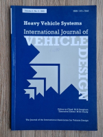 International Journal of Vehicle Design. Heavy Vehicle Systems. Volume 2, no. 2, 1995