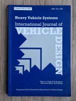 International Journal of Vehicle Design. Heavy Vehicle Systems. Volume 4, no. 2-4, 1997