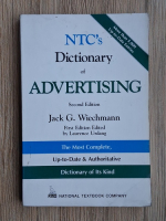 Anticariat: Jack G. Wiechmann - NTC's dictionary of advertising 