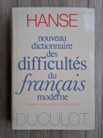 Joseph Hanse - Nouveau dictionnaire des diffcultes du francais moderne