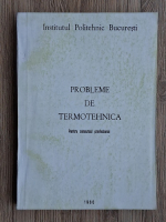 Probleme de termotehnica. Pentru concursul profesional