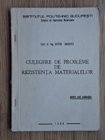 Victor Drobota - Culegere de probleme de rezistenta materialelor