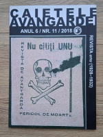 Caietele Avangardei, anul 6, nr. 11, 2018