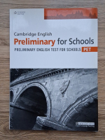 Cambridge english. Preliminary for schools. Preliminary english test for schools PET