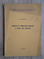 Janeta Draghicescu - Exercices de phonetique francaise a l'usage des etudiants