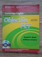 Louise Hashemi, Barbara Thomas - Cambridge objective PET. Student's book without answers (contine CD)