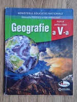 Manuela Popescu - Geografie. Manual pentru clasa a V-a