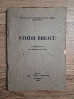 Studii Biblice. O nadejde vie. Intaia Epistola a lui Petru