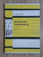 Teodosia Oprescu - Rentabilizarea intreprinderilor