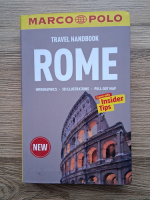 Travel handbook. Rome. Infographics, 3D illustrations, pull-out map