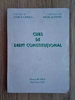 Vasile Gionea, Nicolae Pavel - Curs de drept constitutional