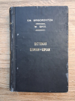Em. Grigorovitza - Dictionar german-roman (aprox. 1930)