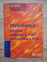 Ioana Georgescu, Matei Boteanu - Matematica, exercitii, probleme si teste pentru clasa a IV-a
