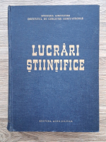 Lucrari stiintifice 1958-1959