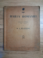 M. D. Moldoveanu - Harta Romaniei, compusa din 40 de planse (aprox. 1935)