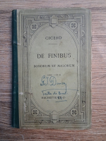 M. T. Cicerone - De finibus Bonorum et Malorum (1882)
