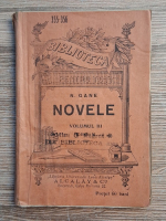 N. Gane - Novele (volumul 3, 1916)