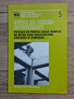 R. Bergmann - Guide de dimensionnement, volumul 5. Poteaux en profils creux remplis de beton sous sollicitations statiques et sismiques