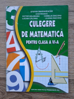 Stefan Smarandache, Victor Balseanu - Culegere de matematica pentru clasa a VI-a