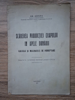 Grigore Antipa - Scaderea productiei crapului in apele Dunarii. Cauzele si mijloacele de indreptare (1937)