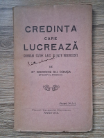 Grigorie Gh. Comsa - Credinta care lucreaza. Chemari catre laici si fete bisericesti (1931)