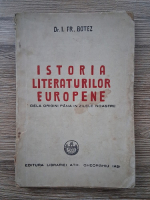 I. Fr. Botez - Istoria literaturilor europene (1941)