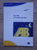 Klaus Dieter Borchardt - The ABC of community law