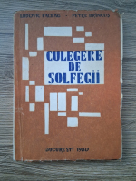Anticariat: Ludovic Paceag - Culegere de solfegii