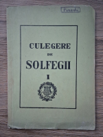 Anticariat: Culegere de solfegii (volumul 1, aprox. 1940)