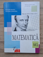 Eugen Radu, Ovidiu Sontea - Matematica M1. Manual pentru clasa a XI-a