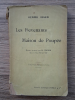 Anticariat: Henrik Ibsen - Les Revenants. Maison de Poupee (1925)