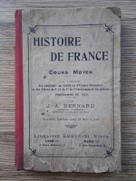 J. A. Bernard - Histoire de France. Cours moyen (1926)
