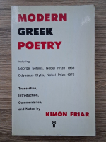 Anticariat: Kimon Friar - Modern greek poetry