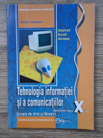 Mariana Milosescu - Tehnologia informatiei si a comunicatiilor. Manual pentru clasa a X-a, scoala de arte si meserii