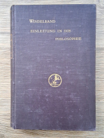 Wilhelm Windelband - Einleitung in die philosophie (1923)