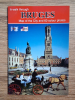A walk through Bruges. Map of the City and 60 colour photos