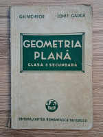 Gheorghe Nichifor - Geometrie plana, clasa 5 secundara (1935)